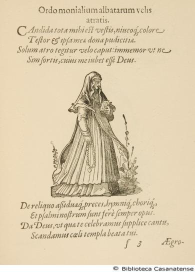 Ordo monialium albatrum velis atratis, p. [116]