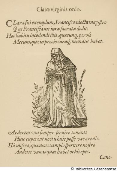 Clarae virginis ordo, p. [121]