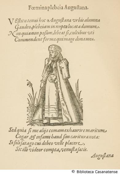 Foemina plebeia Augustana, p. [21]