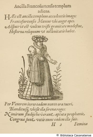 Ancilla Francofurtensis templum adiens, p. [31]