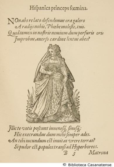 Hispanica princeps foemina, p. [6]