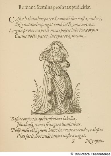 Romana foemina prostratae pudicitiae (cortigiana), p. [70]