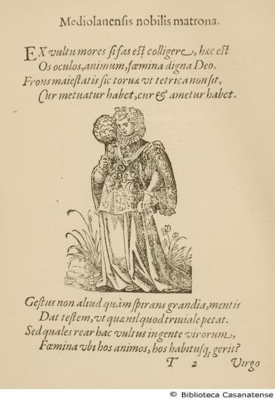 Mediolanensis nobilis matrona, p. [75]
