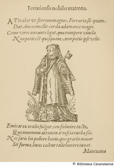 Ferrariensis nobilis matrona, p. [77]