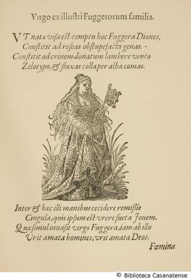 Virgo ex illustri Fuggerorum familia, p. [8]