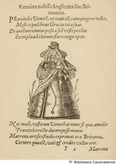 Foemina nobilis Anglicana sive Britannica, p. [87]