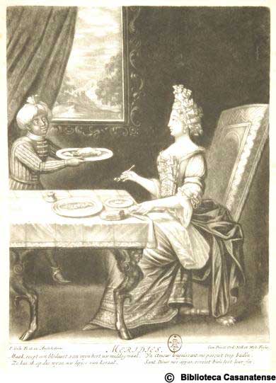 Meridies [dama a tavola), tav. [92]