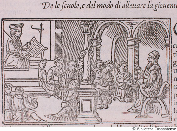 de le scuole e del modo di allevare la gioventù, c. 188 v.
