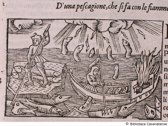 d'una pescagione, che si fa con le fiamme, c. 253