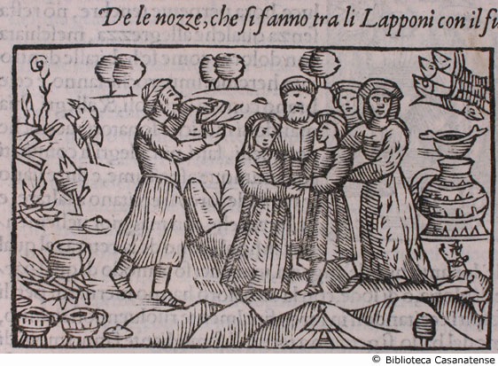 de le nozze che si fanno tra li Lapponi con il fuoco, c. 51