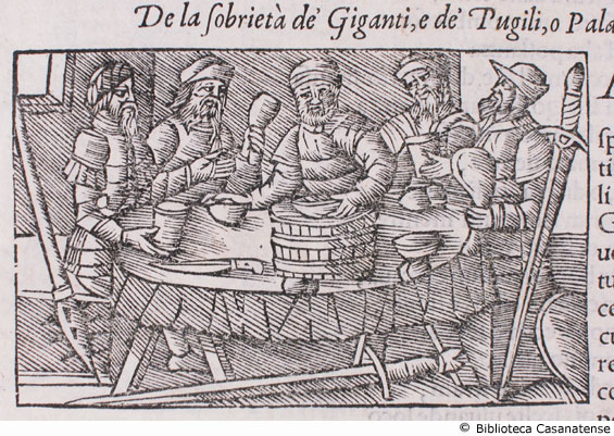 de la sobrietà de' giganti, e de' pugili, o paladini, c. 58