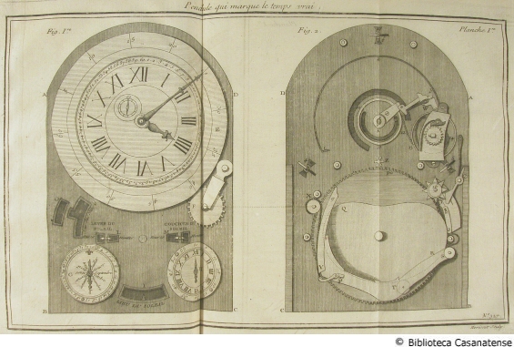 Pendule qui marque le temps vrai (3), tav. 327