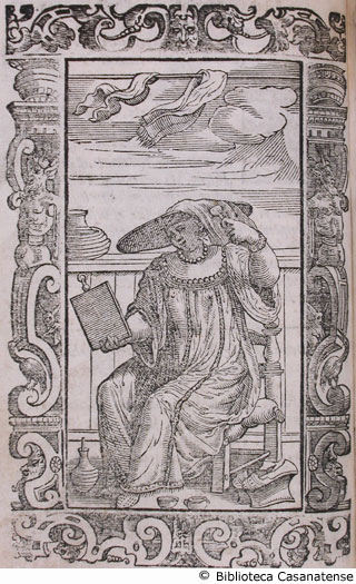 [Donna che si tinge i capelli], c. 112 v.