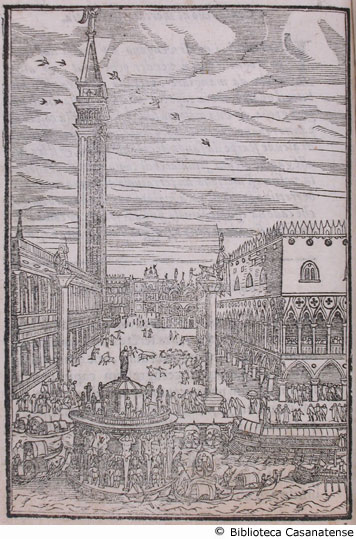[Veduta di piazza S. Marco a Venezia], c. 145 v.