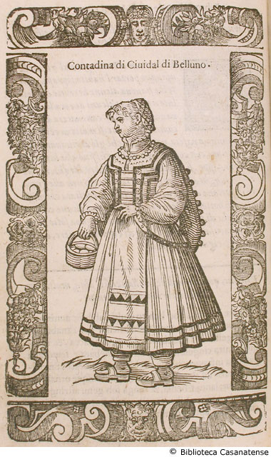 Contadina di Cividal di Belluno, c. 153 v.