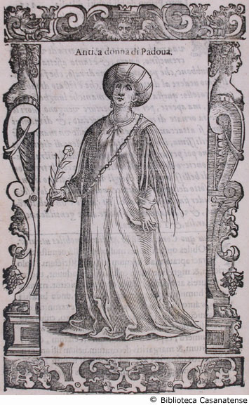 Antica donna di Padova, c. 155 v.