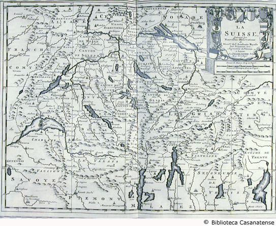 la Suisse suivant le nouvelles observations ..., tav. [1]