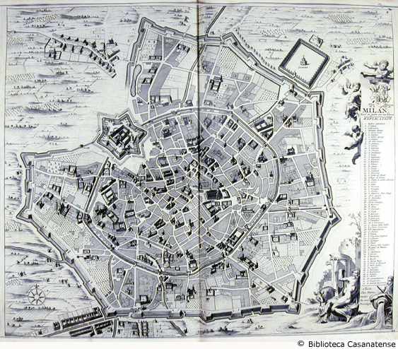 plan nouveau de la ville de Milan (pianta della citt), tav. [15]