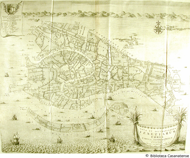 nova et accuratissima Venetiarum urbis tabula topographica (pianta della citt), tav. [D]