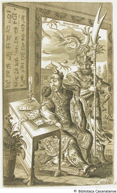 Quantekong idole des Chinois (dignitario con strumenti di scrittura), tav. [69]