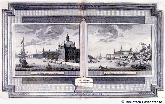 vu du palais Royal de Lisbonne. (fig. di sinistra); vu du palais que le Roi de Portugal a achetr (fig. di destra), tav. [8]