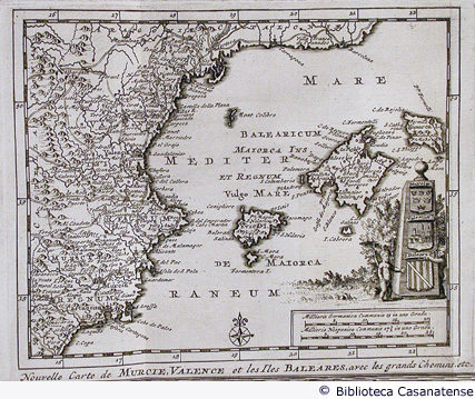 nouvelle carte de Murcie Valence et les iles Baleares ..., tav. [42]