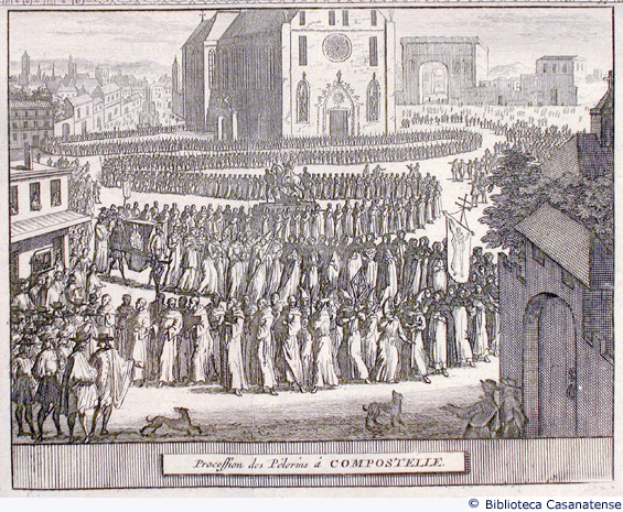 procession des pelerins  Compostelle, tav. [43]