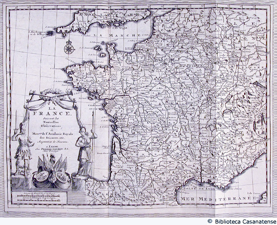 la France suivant les novelles observations ..., tav. [3]