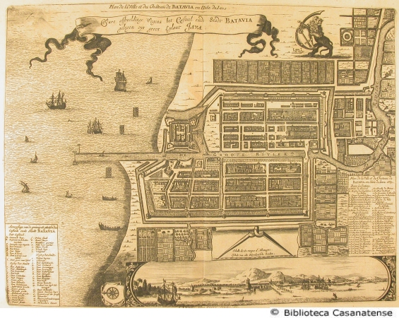 Plan de la ville et du chteau de Batavia en l'ile de Java, tav. [18]