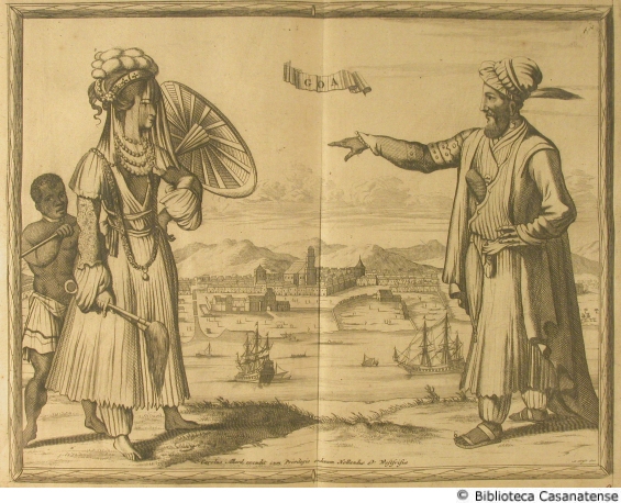 Goa (uomo e donna abbigliati secondo la moda di Goa), tav. [4a]