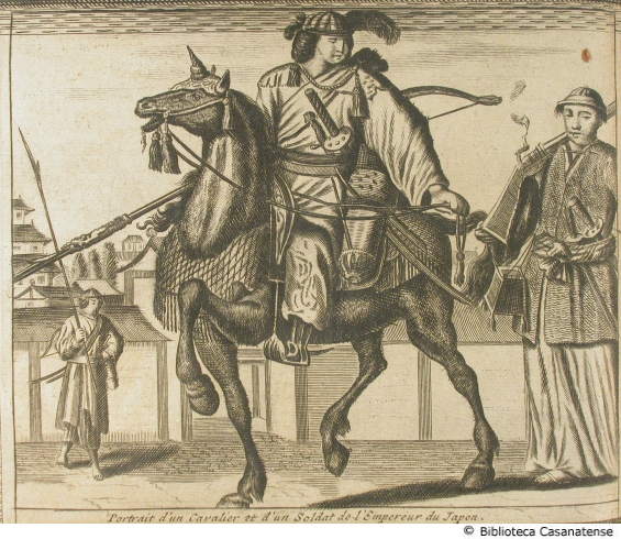 Portrait d'un cavalier et d'un soldat de l'Empereur de Japon, tav. [24] prima fig.
