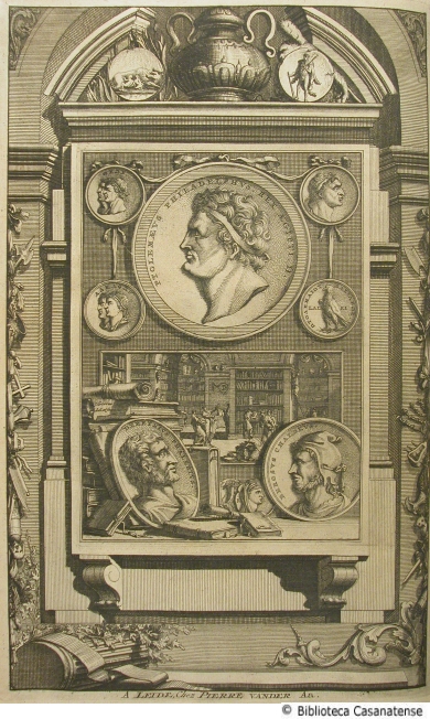 (interno della biblioteca di Alessandria), tav. [8] sinistra
