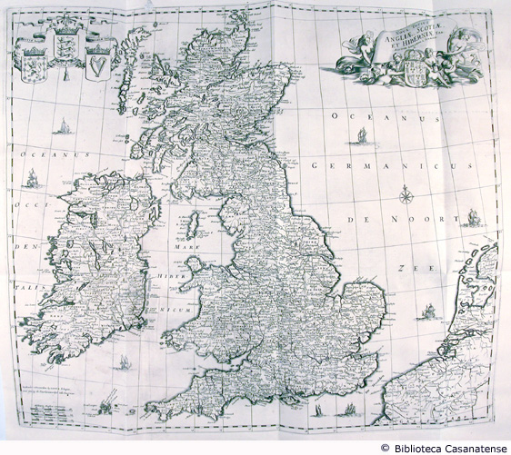 nova totius Angliae, Scotiae, et Hiberniae tab., tav. [1]