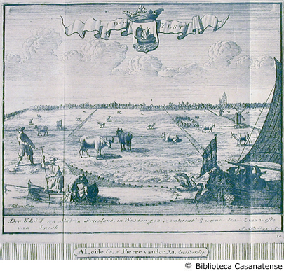 Der Ylst, een-Stad in Friesland; ... (pescatori in un canale), tav. [92]
