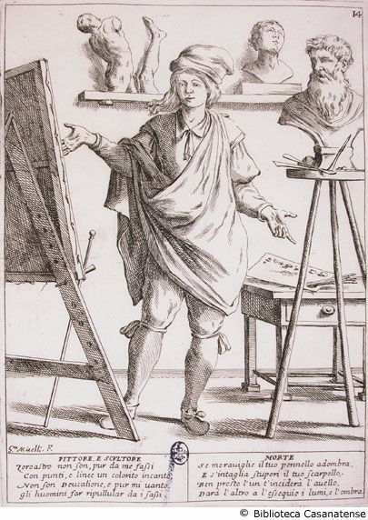 Tav. 14 - Pittore e scultore, p. [66]