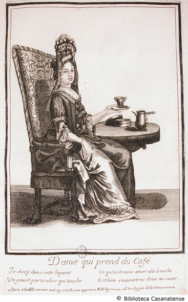 Dama che prende il Caff, c. 65