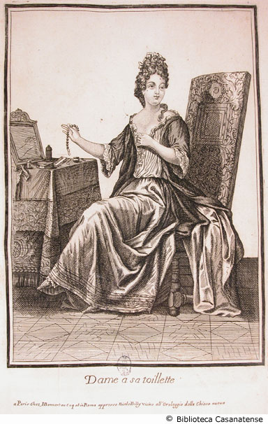 Dama alla sua toillette, c. 66