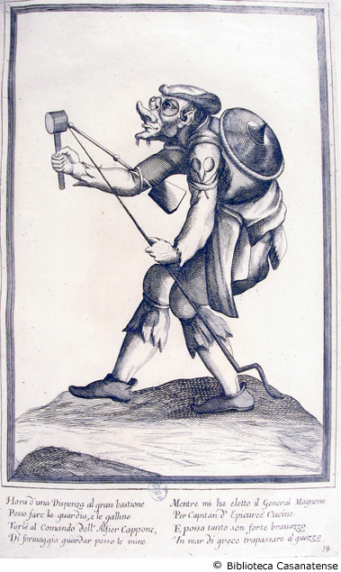 Caricatura di cuoco II, c. 124