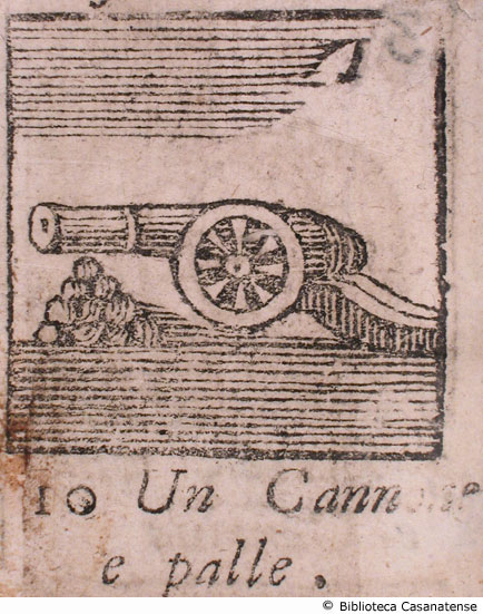 n. 10 - Un cannone e palle, p. 104