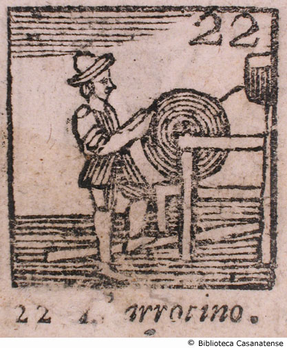 n. 22 - L'arrotino, p. 106