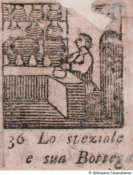 n. 36 - Lo speziale e sua Bottega, p. 108