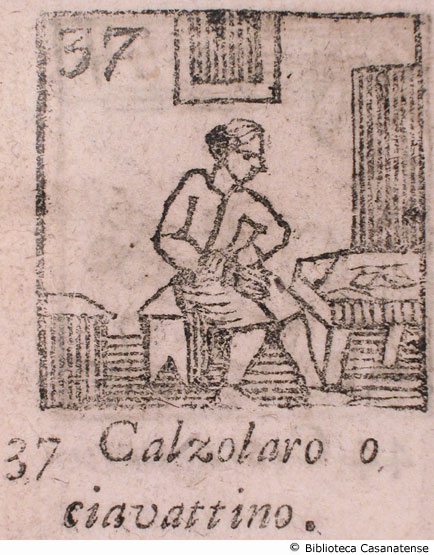 n. 37 - Calzolaro o ciavattino, p. 109