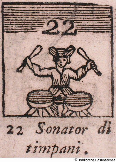 n. 22 - Sonator di timpani, p. 156