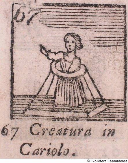 n. 67 - Creatura in cariolo, p. 164