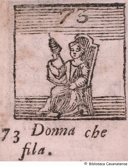 n. 73 - Donna che fila, p. 165