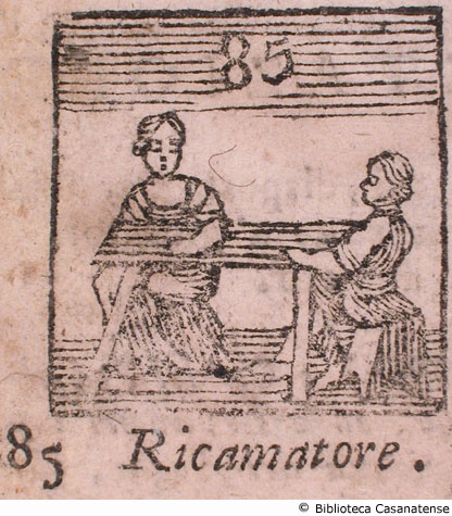 n. 85 - Ricamatore, p. 167