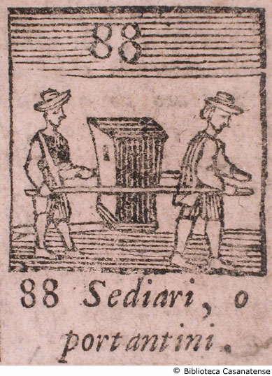 n. 88 - Sediari o portantini, p. 167