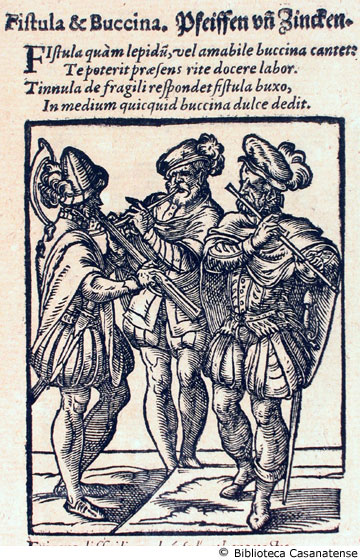 fistula & buccina (suonatori di strumenti a fiato), c. 111