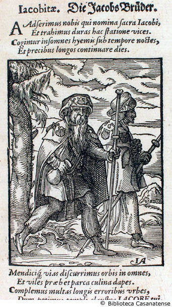 iacobitae (pellegrini dell'ordine di S.Giacomo della spada [di Compostela]) , c. 18