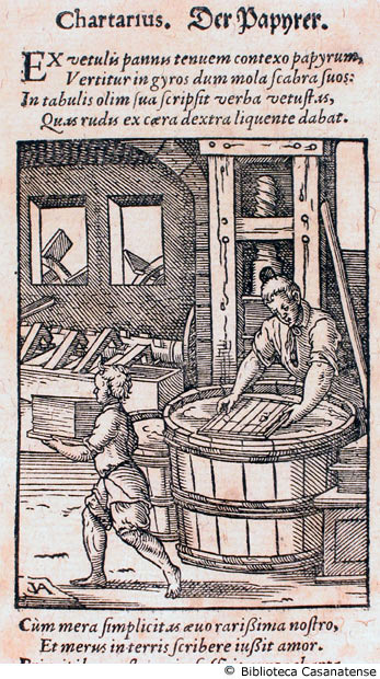 chartarius (fabbricazione della carta), c. 28